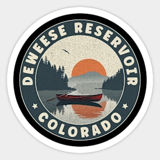 DeWeese Reservoir Colorado Sunset Sticker